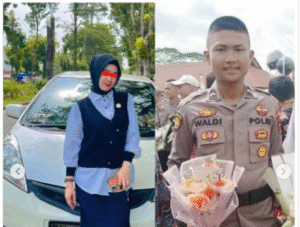 (Korban) Seorang perempuan dosen di Jambi bernama Erni  Yuniati, menjadi korban kegananas oknum polisi Birpka Waldi, diduga motof kasus ini adalah urusan asrmara, Sabtu 1 Oktober 2025. Foto: Instagram@jambihits
