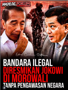 Berbicara soal kebocoran muncul dalam pembicaraan Edna Caroline, dari Indonesia Strategic and Defence Studies (ISDS) yang membahas soal bandara dan kegiatan di kawasan IMIP Morowali, Sulawesi Tengah, berdasarkan pembicaraannya di kanal Forum Keadilan TV pada tanggal 24 November 2025. Foto: Instagram@forum keadilan dan edna c.p.