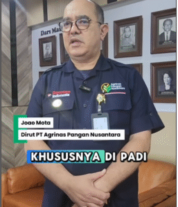 Direktur Utama PT Agrinas Pangan Nusantara, Joao Angelo De Sousa Mota menandatangani kerja sama dengan TNI untuk melaksanakan pembangunan kantor Koperasi Desa Merah Putih seluruh Indonesia. Foto: Instagram@ririprograan3 dan agrinaspangan