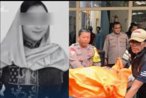 (Kiri)  Dwinanda Linchia Levi, perempuan dosen bergelar doktor hukum berusia 35 tahun dari Universitas 17 Agustus 1945 (Untag) Semarang. (Kanan) Petugas edang melakukan evakuasai korban yang ditemukan ditemukan tewas tanpa busana di sebuah kamar 'kostel' di Jalan Telaga Bodas Raya, Gajahmungkur, Semarang, Senin 17 Nove,ber 2025. Foto: Instagram@info.padek