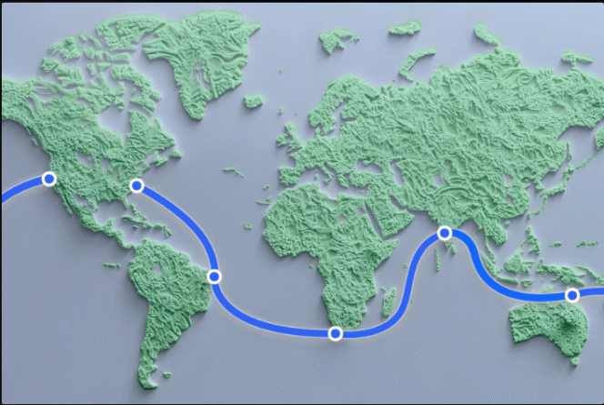 
					Mark Zuckerberg pemilik Meta telah ancang-ancang memasang kabel bawah laut seluruh dunia. Foro: abc.net.au