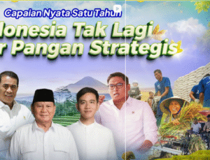 Dalam paparan Menteri Pertanian, Andi Amran Sulaian menyebutkan bahwa keberhasilan produksi beras di depan Presiden Prabowo, soal pangan khususnya beras, disebutkan bahwa pemerintah memberi subsidi beras Rp 160 triliun, akan tetapi sebesar Rp 70 triliun jatuh ke tangan pengusaha besar. Foto: Instagram@kementrianpertanian