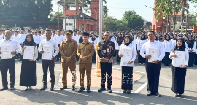 
					Pengangkatan Pegawai Pemerintah dengan Perjanjian Kerja (PPPK) Paruh Waktu Tahun 2025. Dok. Ist