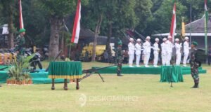 Bupati Mojokerto Hadiri Upacara Hari Juang Infanteri ke-77. (Dok.Diskominfo)