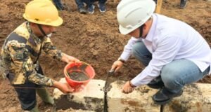 Ground Breaking KDMP di Pacet, Sinergi Pusat-Daerah Bangun Ekonomi Desa.Dok.Diskominfo