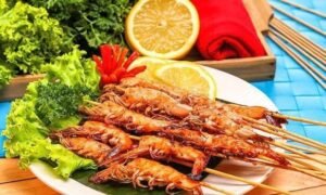 Menu udang bakar