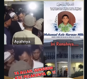 Susana duka cita atas meninggalnya seorang anak usia 9 tahun, di rumah mewahy milik politisi PKS, maman Suherman, di kompleks perumahan BBAS 3, Cilegon, banteng, Selasa, 16 Desember 2025. Foto: Instagram@htc
