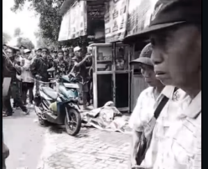Seorang warga Kanduruan Sukorejo, bernama Juari, 41, tewas , akibat terkena lemparan bom ikan (Bondet). Persitiwa terjadi di Kalirejo, Sukorejo, Pasuruan, Kamis, sekitar 10.30 WIB, 4 Desember 2025. Foto: Instgaram@pasuruan.kekinian