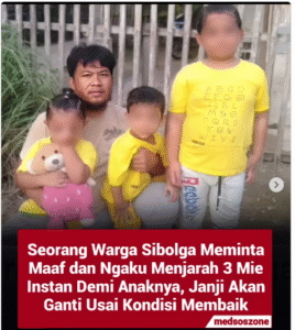 Beberapa korban bencana banjir dan tanah longsor di Sumatera Utara, semakin menderita. Setidaknya polisi telah melakukan penangkapan setidaknya 16 tersangka kasus penjarahan di sejumlah minimarket wilayah Sibloga. Foto: Instagram@medsoszone