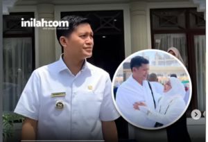 Pada saat wilayahnya diterpa bencana banjir bandang, Bupati Aceh Selatan Mirwan MS menyatakan tank sangup mengatasi bencana itu. Selanjutnya malah bersama keluarga berangkat umrah, 2 Desember 2025. Kini, presiden Prabowo mengintsruksikan gubernur Aceh agar memecah Mirwan dari jabatan bupati Aceh Selatan. Foto: Instagram@inilah_com