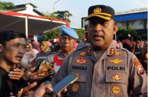 Kapolda Jatim Irjen Nanang Arvianto memberhantikan sementara AKBP William Tanasale dari jabatannya sebagai kpolres Tuba, sejak 8 Desember 2025. Foto: kabartuban.com