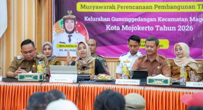 
					Kelurahan Gununggedangan menjadi salah satu yang melaksanakan Musrenbang dengan tema pembangunan Kota Mojokerto tahun 2027. Dok.Diskominfo
