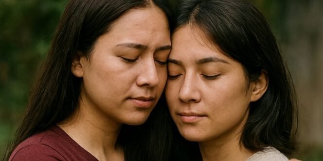 
					Ilustrasi pasangan wanita penyuka sesama jenis. AI
