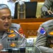 Kapolres Sleman, Edy Setyanto yang dicecar anggota Komisi III DPR soal kasus suami lawan penjambret berujung tersangka. (YouTube.com / TVR Parlemen)
