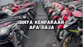 Motor Anda hilang? Bisa dicari kembali ke Jl. Sikatan, Poltabes Surabaya. Akan dilaksanakan pengambilan barang bukti kmotor sitaan hasil kejahatan. Foto: Instagram@luthfie.daily