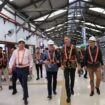 Dubes Jerman saat kunjungi Pasar Turi (suarasurabaya.net)