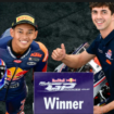 Veda Ega Pratama, meraih predikat sebagai juara diunai balap motor Red Bull MotoGP 2025. Foto: naikmotor.com