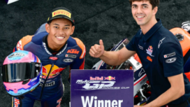 Veda Ega Pratama, meraih predikat sebagai juara diunai balap motor Red Bull MotoGP 2025. Foto: naikmotor.com