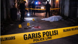 Polisi Polres Jombang sedang menyelidiki kasus duel di Diwek, menyebabkan satu orang pria warga korbanmenderita luka bacok para. Korban diketahui bernam Dian Bayu Prakoso (37), warga Desa Gondek, Kecamatan Mojowarno, Kabupaten Jombang. Foro: swarajombang.com/ elok apriyanto