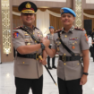 (Kiiri) AKBP Ramadhan Nasution dilantik menjadi Kapolres Gresik, menggantikan pejabat lama AKBP Rovan Richard Manahu. Foto: swarajombang.com/ sanny