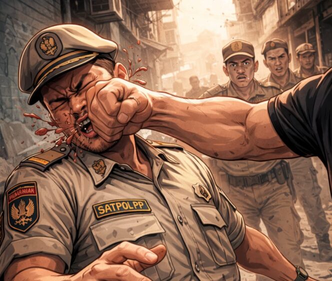 
					Ilustrasi kasus pemukulan kasatpol PP Jombang. Foto: swarajombang.com/ elok apriyanto