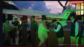 Presiden Prabowo Subianto didamping sejumlah menteri Kebinet Merah Putih, berkumpul di IKN. Sekaligus mencatat sejarah baru, untuk pertama kalinya menginjakkan kaki di bumi IKN, pada Senin sore, 12 Januri 2026, dijadwalkan melakukan rapat terbatas di Istana Garuda. Foto: Instagam@inilahcom