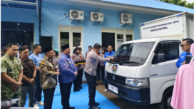 Polres Jombang memliki enam titik SPPG untuk melayani pasokan Makan Betizi Gratis (MBG), yang diresmikan Jumat, 23 Januari206. Acara tersebut dihadiri bupati Jombang H Warsubi dan wakil LH Salmanudin Yazid. Foto: sarwajombang.com/elok apriyanto
