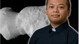 Christoforus Bayu Risanto SJ, seorang imam Yesuit asal Indonesia, adalah tokoh yang namanya diabadikan sebagai asteroid (752403) Bayurisanto oleh Working Group for Small Body Nomenclature (WGSBN) di bawah International Astronomical Union (IAU). Foto: Instagram@mediaindonesia