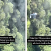 Helikopter TNI AD. Minggu pagi, 18 Januari 2026.  telah mencapai titik sasaran pencarian pesawat ATR 42-500 yang jatuh di gunung Balasaraung, Maros. Sabtu sore, sekitatr 1517 waktu Indonesia Tengah, 17 Januari 2026. Foto: Instagram@Makassar_info