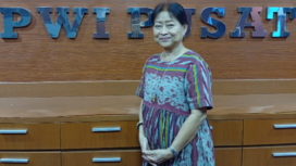 Direktur Anugerah Adinegoro, Maria D. Andriana. Foto: Ist
