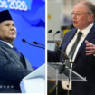 (Kiri) Presiden Prabowo Subianto deal dengan perusahaan maritim Inggeris, Babcok, senilai Rp90 triliun, untuk membangun lebih dari 1500 kapal nelayan dirakit di nIndonesia. (kanan) CEO Babcock, David Lockwood. Foto: swarajombang.com/kolase/dok