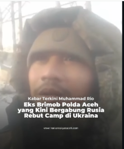 Direkrut Wagner Group Jadi Pasukan Bayaran, Bripda Muhammad Rio Merilis Live Streaming dari Medan Perang Ukraina