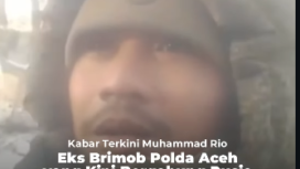 Bripda Muhammad Rio adalah mantan anggota Brimob 41 Aceh, ia dipecat karena telah bergabung dengan pasukan Wagner Group sebagai tentara bayaran Rusia melawan Ukrania. Rabu, 21 Januari 2026, muncul video streaming dari Ri yang mengaku berada kawasan Donbass, Ukarina. Satu wilayah yang baru direbut. Foto: tangkapa layuar video Instagram@rakyatacehnews