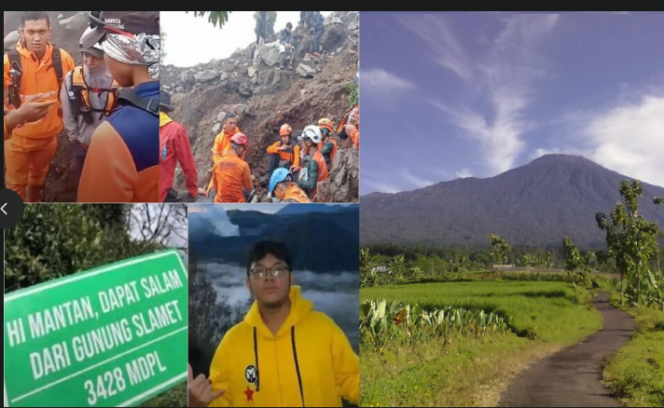 
					Semangat luar biasa relawan Tim SAR gabungan. selama 17 hari secara estafet melakukan pencarian Syafiq, 18, warga Magelang yang mendaki k\Gunung Slamet. Akhirnya berhasil ditemukan jasadnya 14 Januari 2026, dan evakuasi jasad dilakukan 15 Januari 2026. Foto: seputarjabar.co