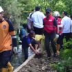Sesosok bayi perempuan ditemukan tewas terbungkus tas ransel hitam di kawasan Taman Hutan Raya R. Soerjo, Pacet, Mojokerto. Foto.Istimewa