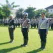 Para personel saat ikuti apel Gelar Pasukan Operasi Keselamatan Semeru 2026, Senin (2/2/2026)