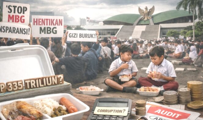 
					Program MBG Hentikan Total, Ada 3 Masalah Krusial, Salah Satunya Pembiaran Korupsi Menu