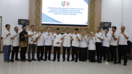 Pemkab Jombang melakukan penunjukkan direktur baru Perumda Aneka Usaha Seger, jabatan ini diserahkan kepada Ivan Dwi Fibrian sebagai nakhoda baru, acara dilaksanakan Rabu, 25 Februari 2026. Foto: dikominfo pemkab jombang