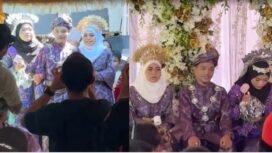 Satu pelaminan tiga orang