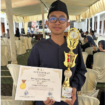 Bisma Arya Wiranata, pelajar SMPI Roushon Fikr, Jombang meraih juara I Lomba Fotografi yang diselenggarakan oleh SMU AB Amanatul Ummah, Pacet Mojokerto. Ia mendapat hadiah uang tunai Rp 500.000, sertipikat dan buah tangan dari panitia. Foto: ist