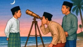 Kemenag Gelar Sidang Isbat Penentuan 1 Ramadan, Hilal Dipantau di 37 Titik. Foto. AI