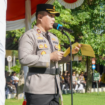 Apel dipimpin Kapolres Jombang AKBP Ardi Kurniawan yang diwakili Wakapolres Jombang, Kompol Syarlis, Senin 2 Februari 2026. Foto: swarajombang.com/ elok apriyanto