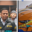 (Kiri) Direktur Dittipidter Brigjen Pol Irhamni, (kanan) barang bukti berupa sebuah mobil mewah Ford Mustang dan bankas disiata, serta seluruh kendaraan dan lokasi pemerosesan timah. Foto: Instagram@breakingcaseid
