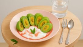 Coba Berbuka Puasa dengan Es Pisang Ijo, Begini Cara Membuatnya . Foto. Ist/AI