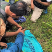 Tim pemburu Polres Ponorog dan SAR telah menemukan jejak keberadaan AS, 33, terduga pembunuh ibu sendiri Nuraini, 55. Jejak ditemukan di tebing Watusigar, Ponorogo (wilayah Girisubo, Gunungkidul)., Senin 2 Februari 2026. Foto: Instagram@insprirasigunung kidul