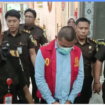 Djie A Lies alias Alinto, bos PT KMM distributor semen Baturaja, Sumsel, telah mnngenakan rompi oranye, disampaikan saat Kejati Sumsel menggelar skonferensi pers, Senin, 9 Febaruari 2026. Foto: ist