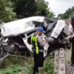 I(nsiden kecelakaan kembali terjadi antara rangkaian KA Hariana (Semarang-Suraba0 menabrak sebuah Grand Max, pukul 09.12 WIB di, perlintasan sebidang Brumbung, Demak, Sabtu 14 Februari 2026. Foto: Ist