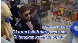 Satreskrim Polres Tapin, Kalimantan Selatan,berhasil meringkus seorang oknum habaib dan pasangannya, diduga mencuri uang tunai Rp 6 juta dan perhiasan senilai Rp 100 di Anjir KM 20 Trans Kaliamntan, Batola,. Foto: Instagram@kabarpasuruan