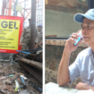 (Kiri) Permkab Jombang pernah melakukan penyegelan terhadap tower BTS yang bodong belum punya izin, Desember 2024, (Kanan) Wibisono, Penasihat Aliansi LSM Jombang. Foto: swarajombang.com. kolase