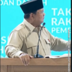 Presdien Prabowo Subiyanto perintahan seluruh jajaran kementeri, TNI< Polri kerahkan jajarannya untuk membersihkan sampah. Perintah disampaikan saat memberikan arahan acara Rakonas Kementrian Dalam Negeri, diikuti sekitar 4.500 pejabat seluruh Indonesia, Senina malam, 2 Februari 2026. Foto: ist
